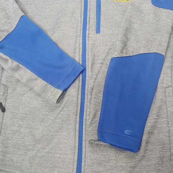 University Of Pittsburgh Pitt Panthers Colosseum Men M Jacket Gray Full Zip Up - Picture 4 of 11